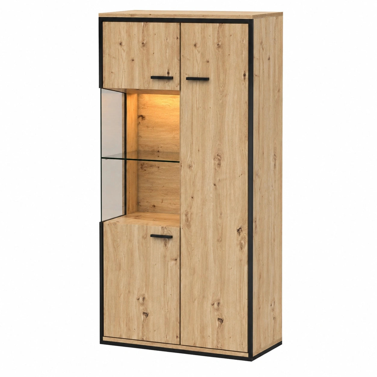 Armoire, réglable, avec rangement, avec étagères, en verre, pour la chambre