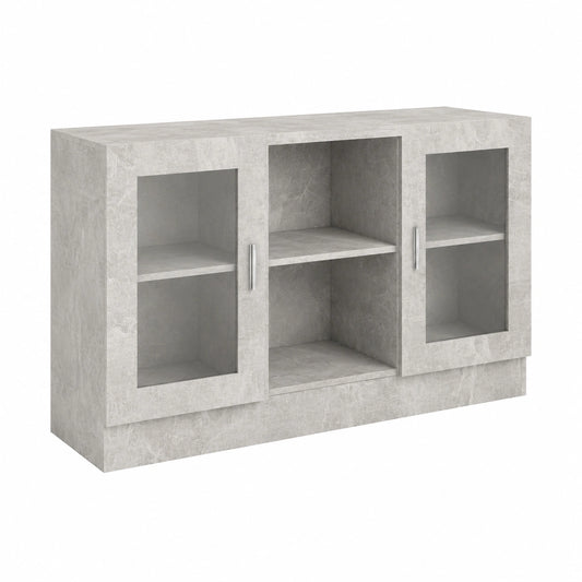 Armoire, avec rangement, coloris gris, pour la chambre