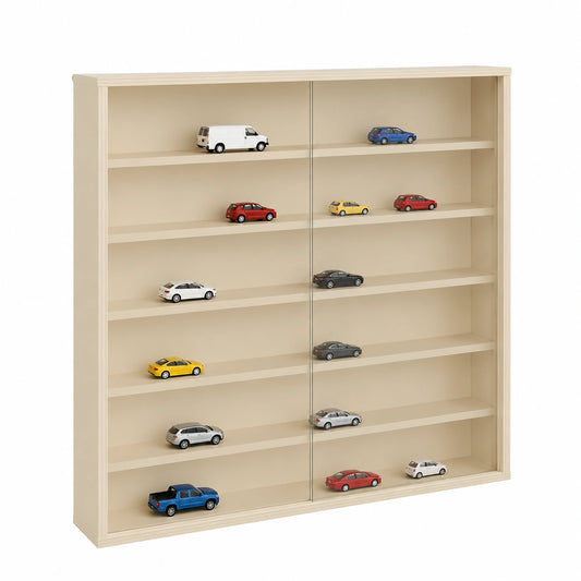 Étagère, avec rangement, coloris beige, pour les espaces de vie
