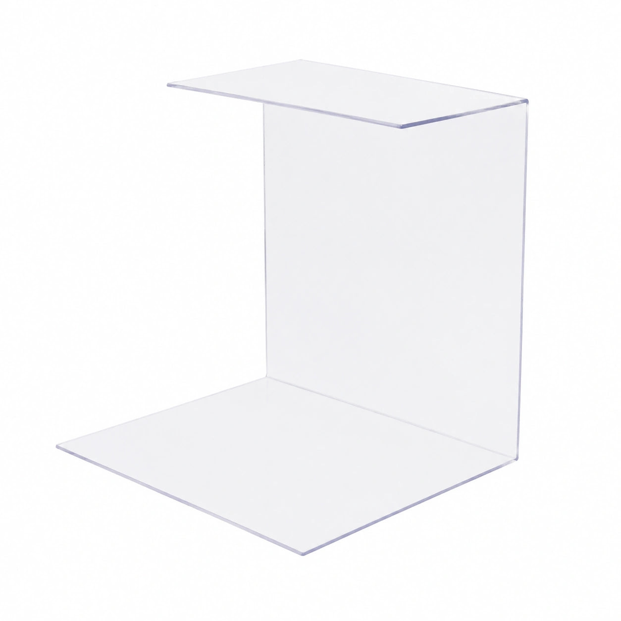 Meuble polyvalent, en verre, coloris transparent, pour les espaces de vie