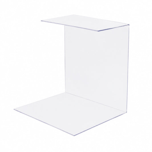 Meuble polyvalent, en verre, coloris transparent, pour les espaces de vie