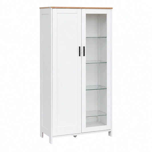 Armoire, 76 x 36 x 160 cm, coloris blanc, pour la chambre