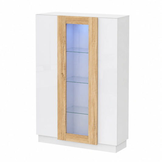 Armoire, en verre, avec tiroirs, avec étagères, avec portes, pour la chambre